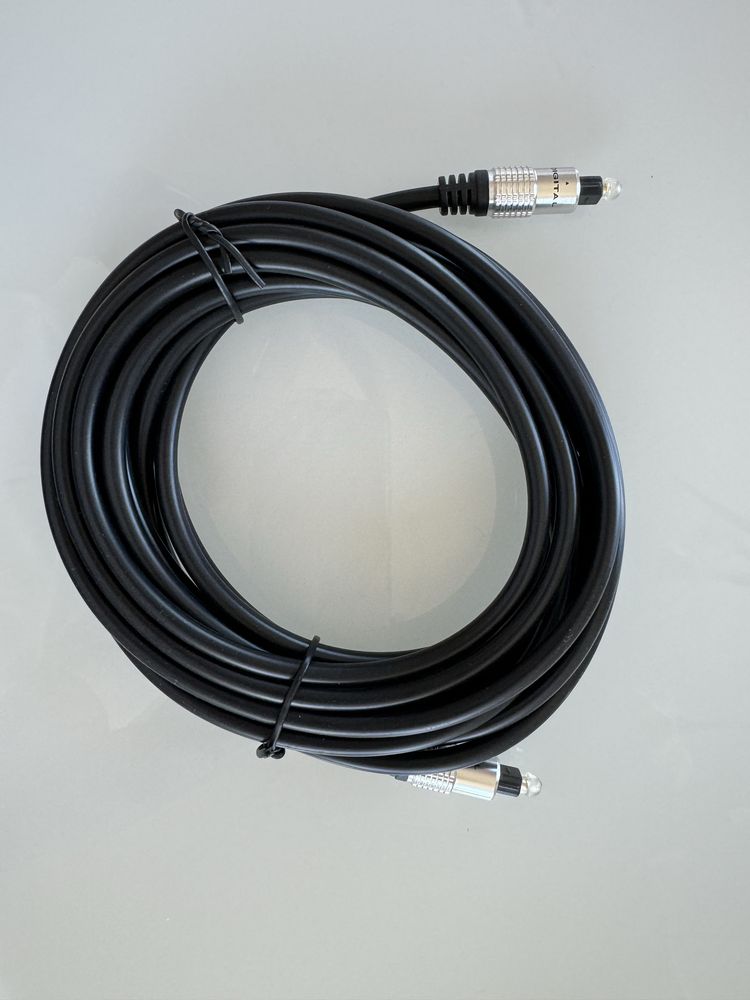 Audio optical cable 5 meters оптичний аудіо кабел 5м