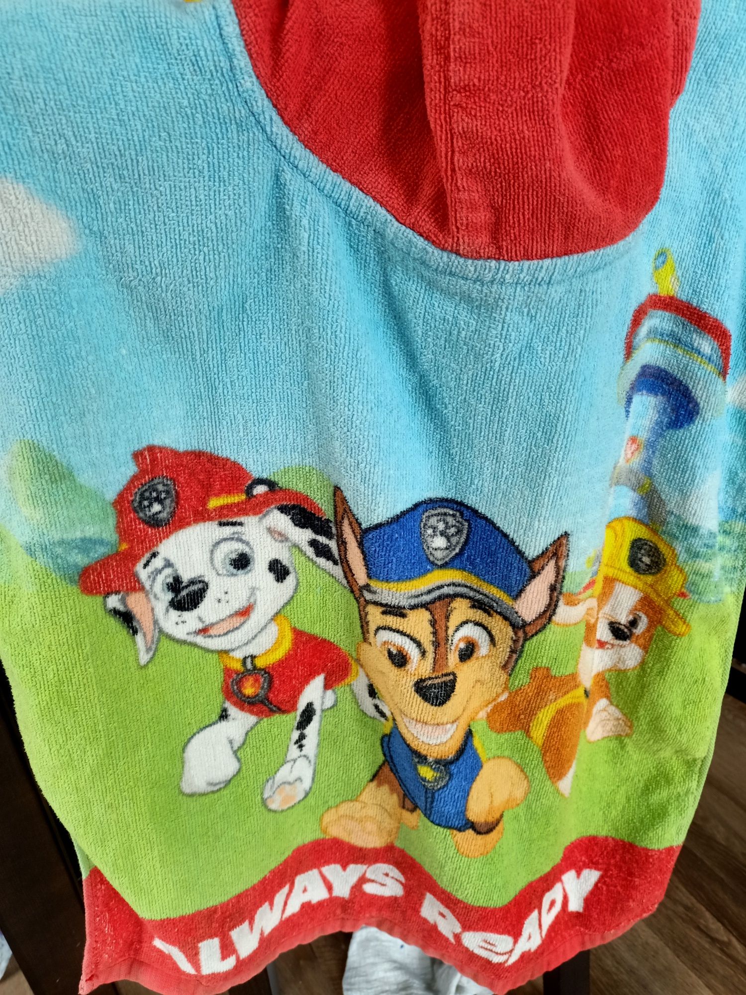 Poncho ręcznik Psi patrol dla dzieci