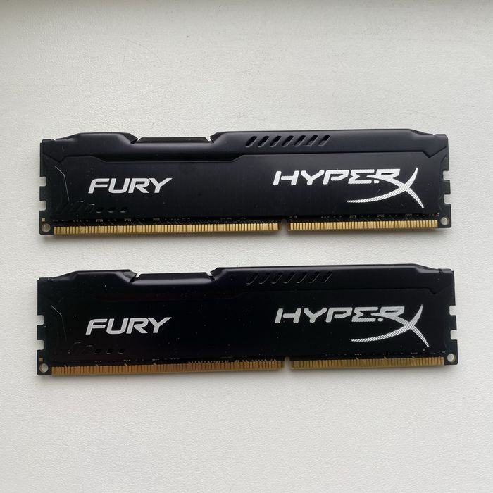 Оперативна пам’ять HyperX Fury DDR3 8GB (2×4GB) — 1600MHz