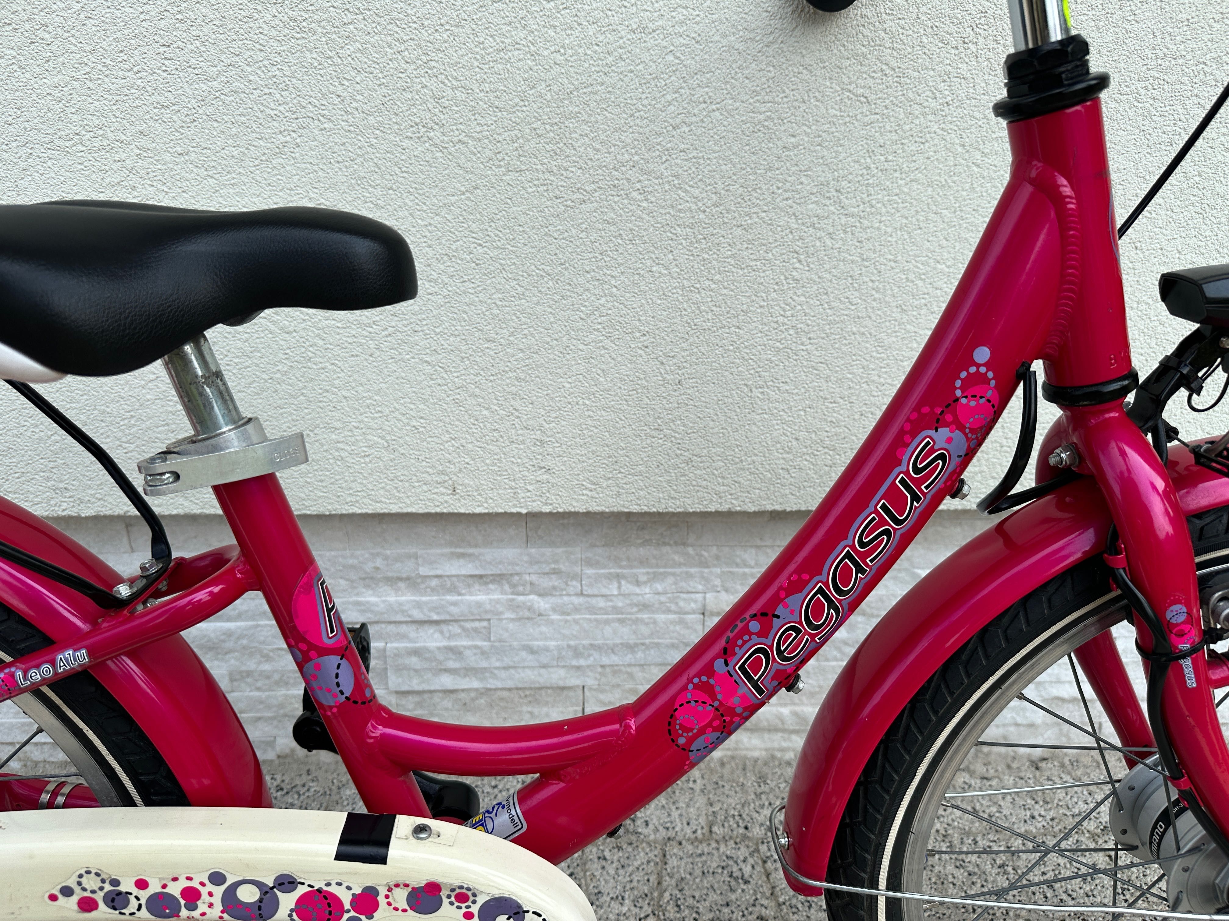 Rower PEGASUS LEO - koła 18, alu, Nexus 3 biegi, kontra, prądnica led
