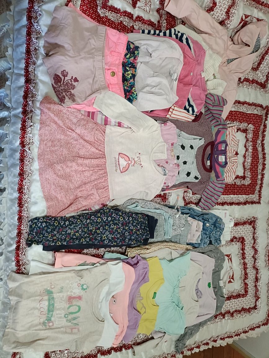 Lote roupa 1 a 4 anos e calçado menina