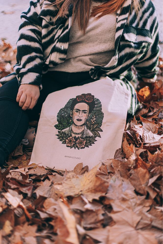 Tote bag Frida Kahlo (cores)