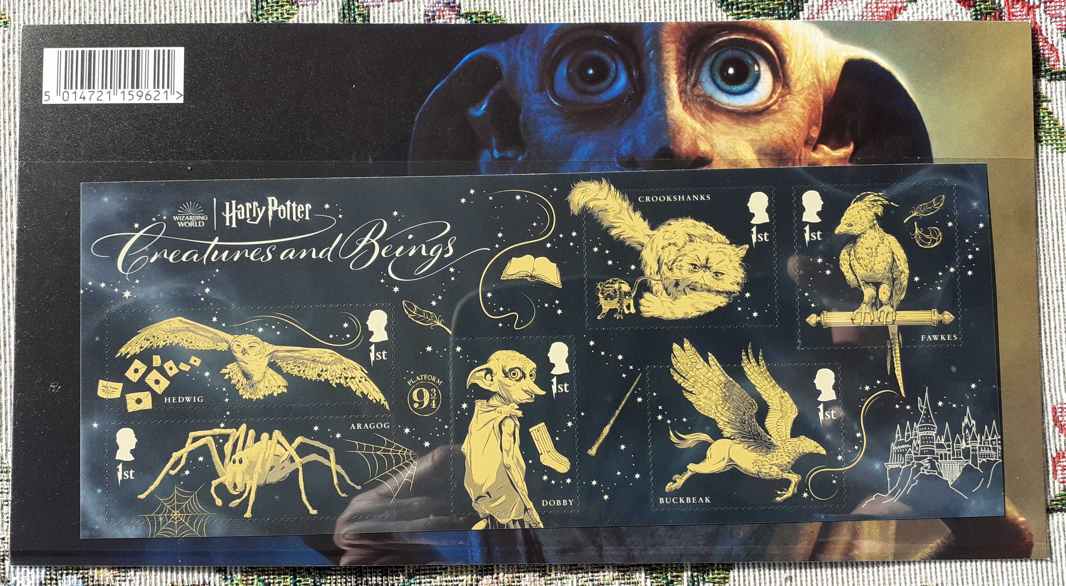 Angielskie znaczki Harry Potter 2023 pakiet prezentacyjny
