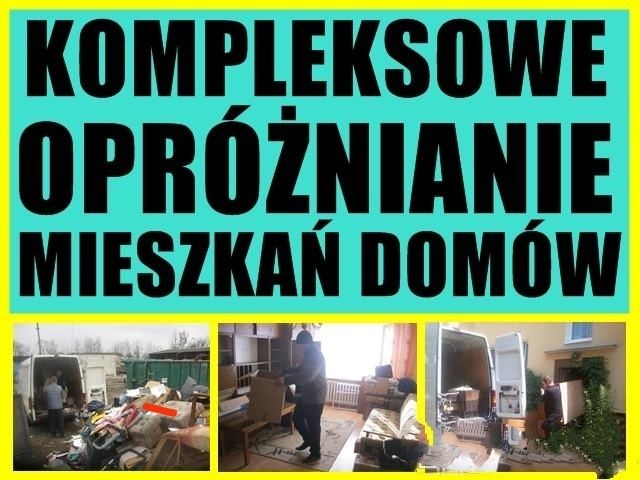 Kompleksowe Opróżnianie Mieszkań ,Strychów , piwnic,garaży, działek