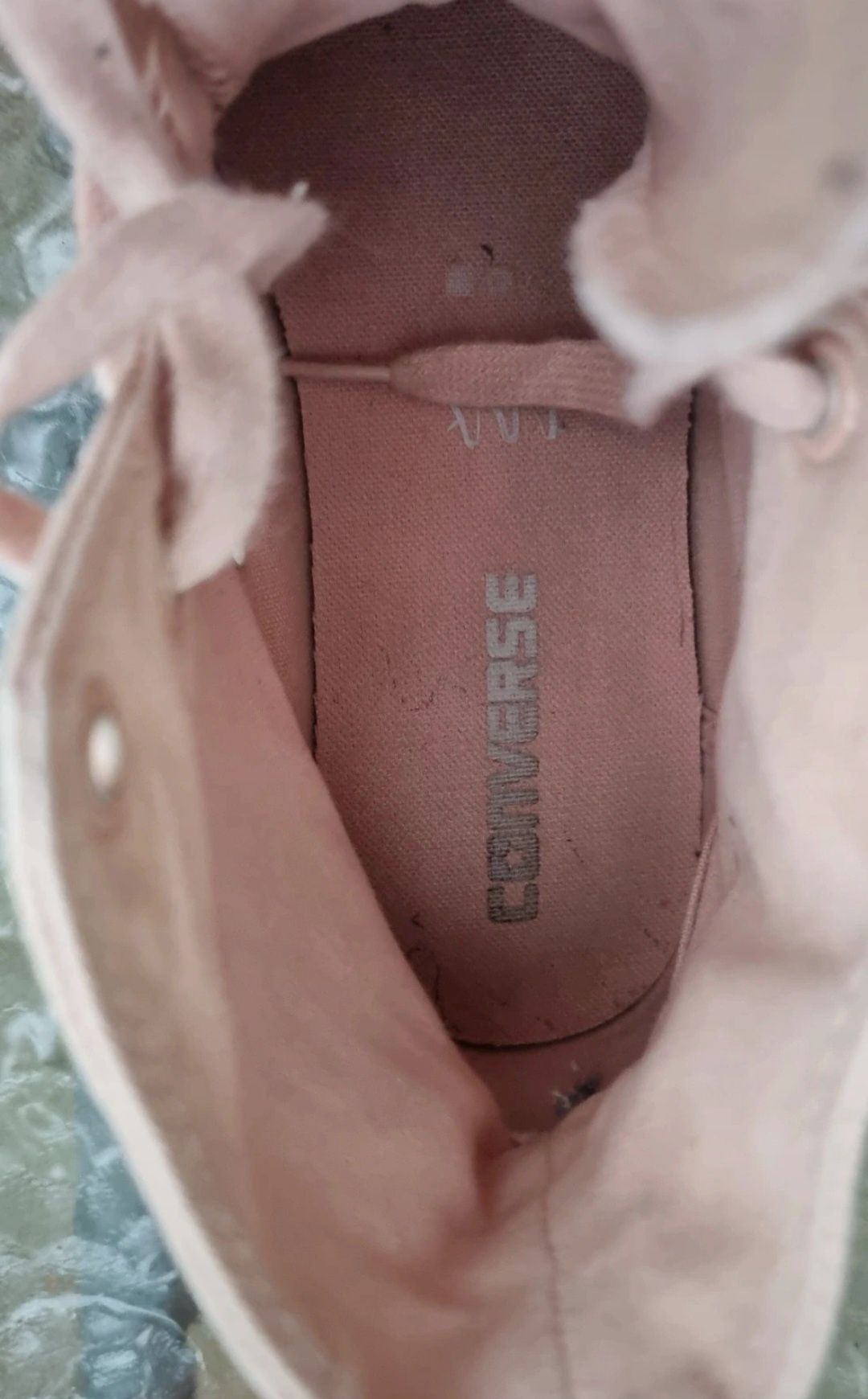 Różowe trampki Converse