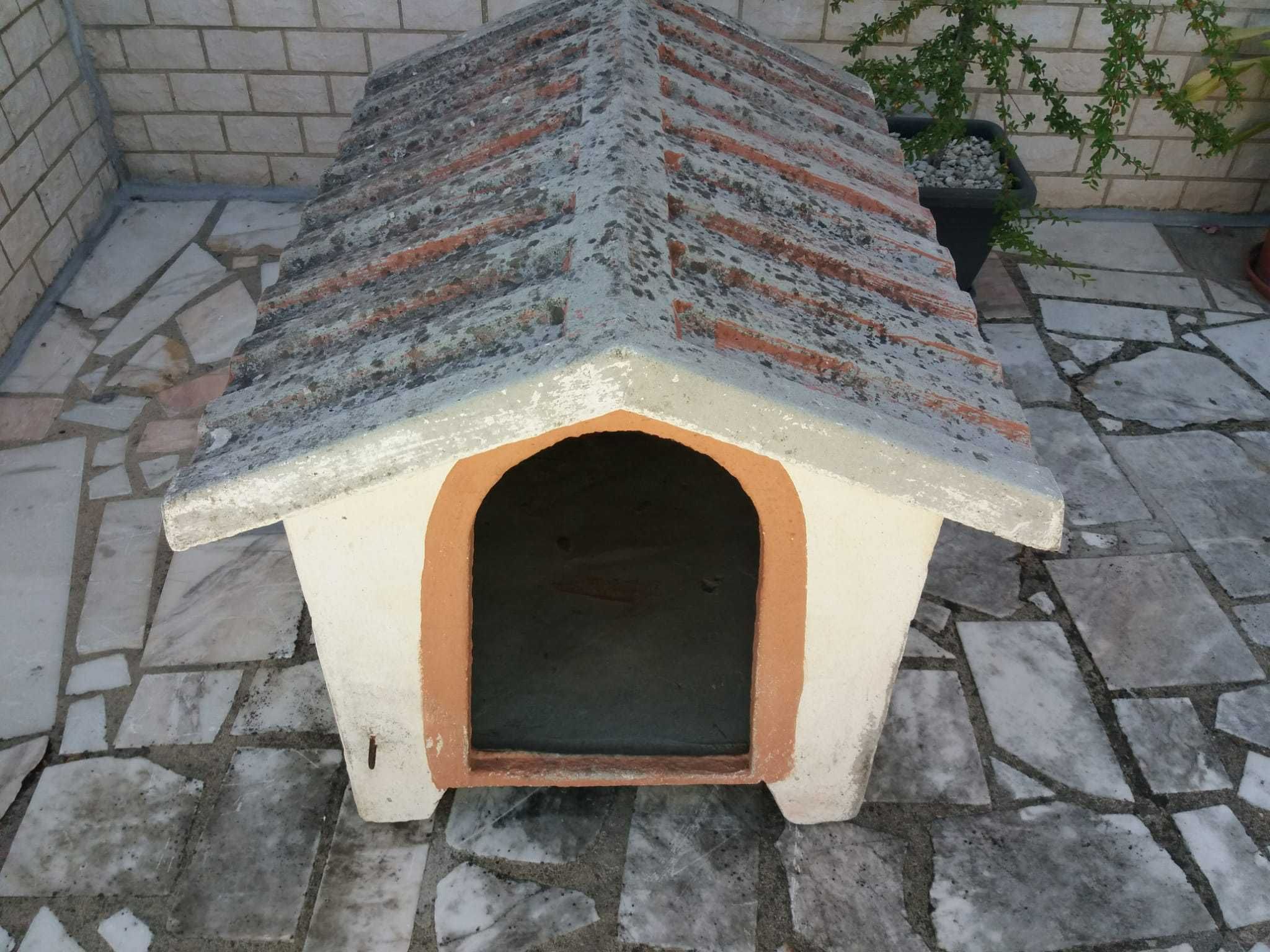 Casota para cão em cimento