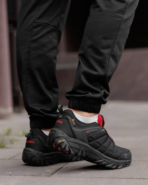 Merrell Ice Cap Moc II Black Red