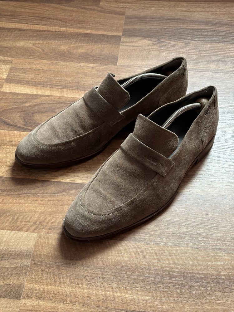 HUGO BOSS Loafers замшеві туфлi оригінал