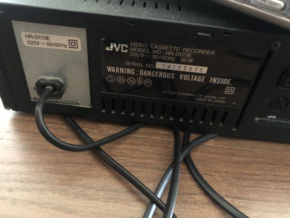 Video cassete gravador JVC