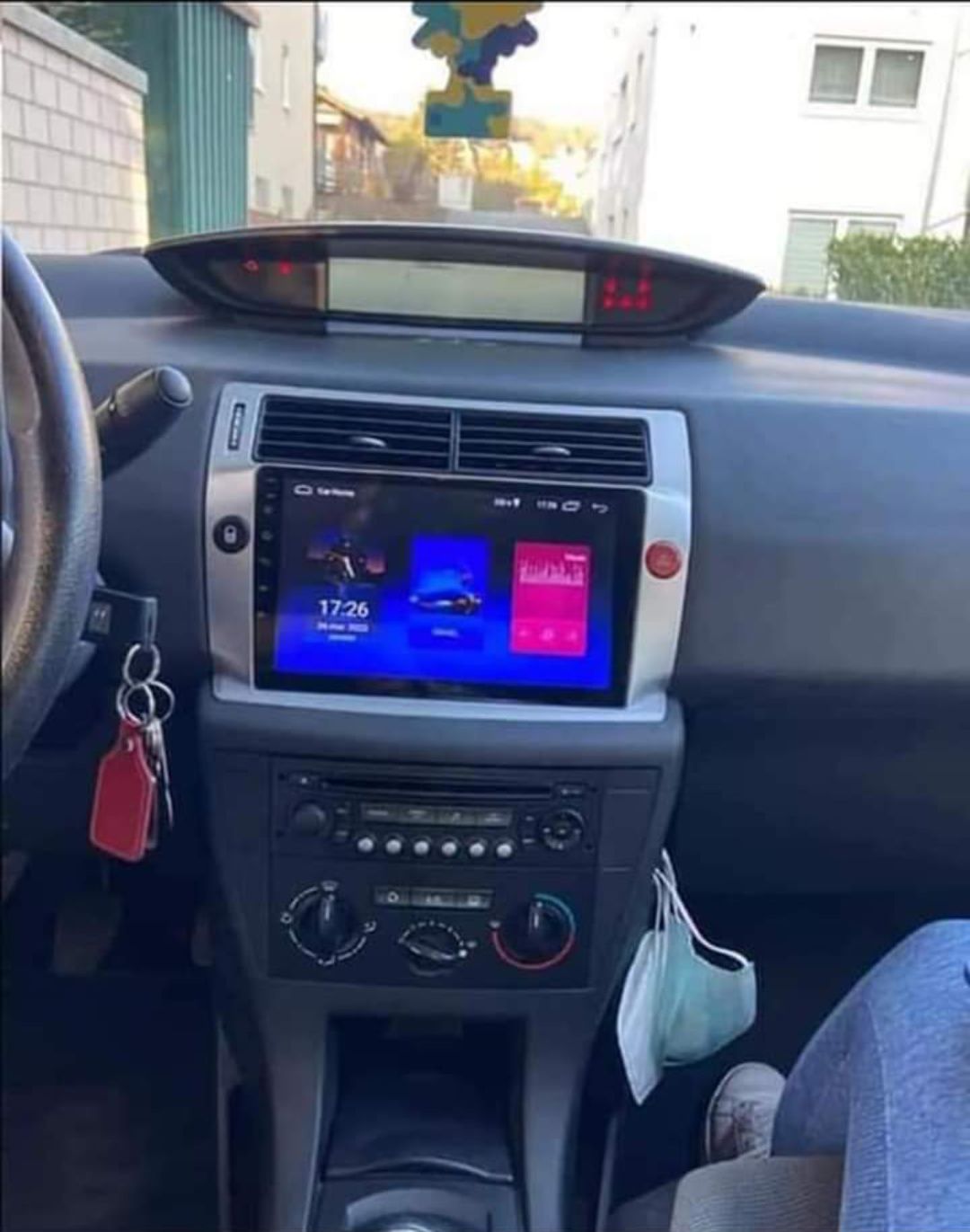 Rádio Android 12 com GPS Citroën C4 (Novo)