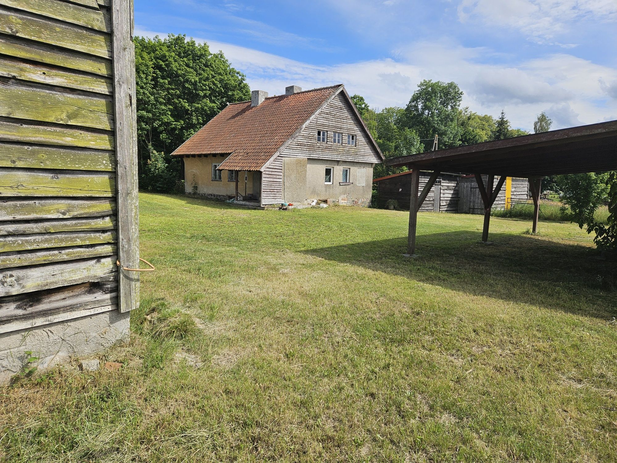 Dom z działka 70ar.Mazury