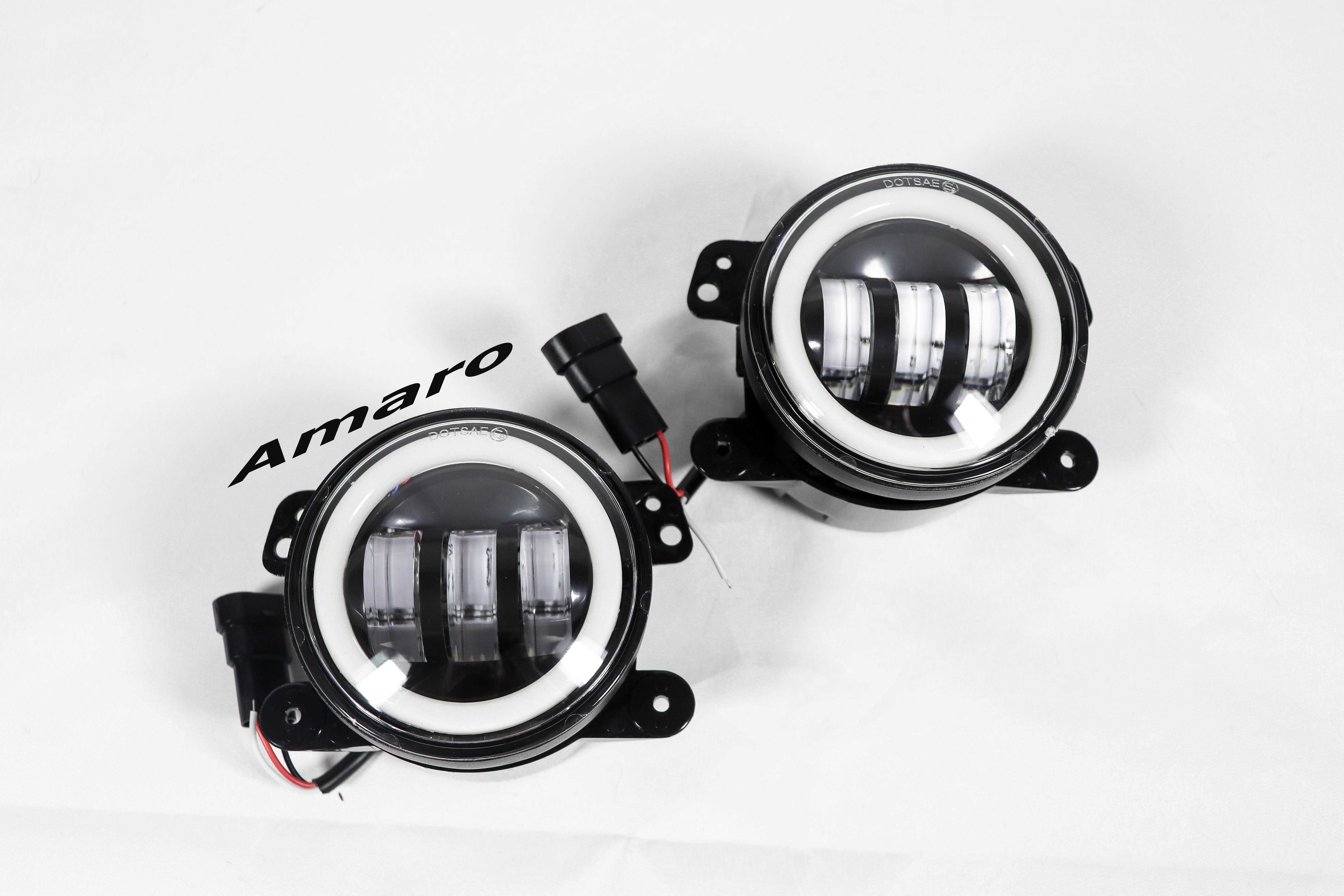 2 Farois de Nevoeiro em Led/Angel Eyes para Carro/Jipe Nº4 | NOVOS