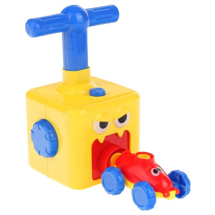 Wyrzutnia Balonowa do Balonów Samochód Aerodynamiczny Pompka Żółty