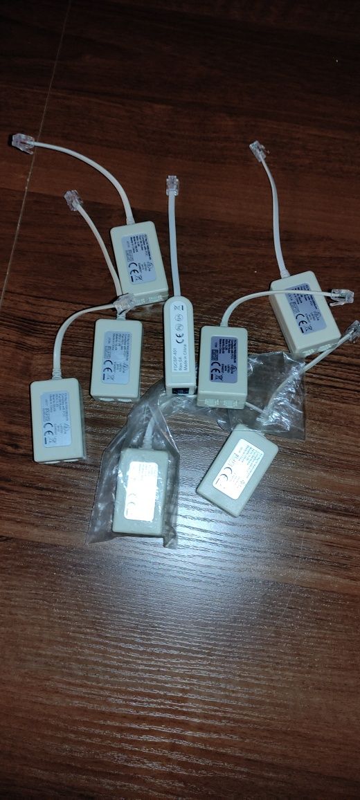 ADSL Splittery DSL439 RJ11 + filtr FDCSP-401 + kabeli