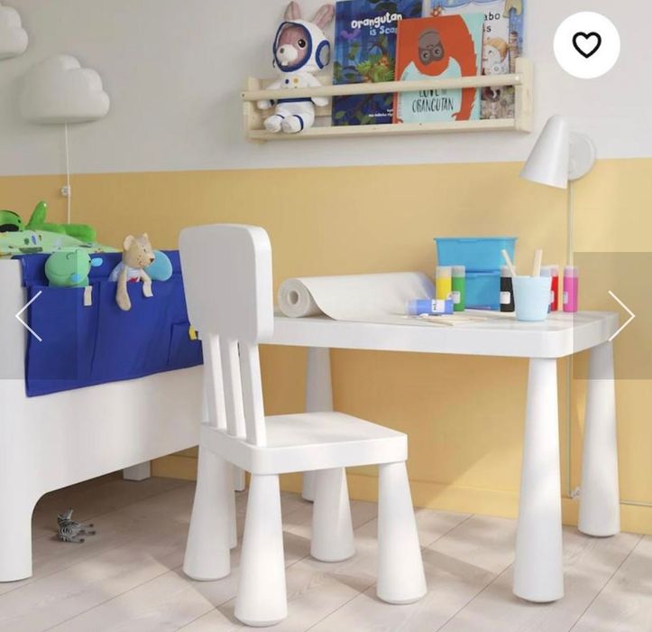 Детский стол и стул MAMMUT IKEA