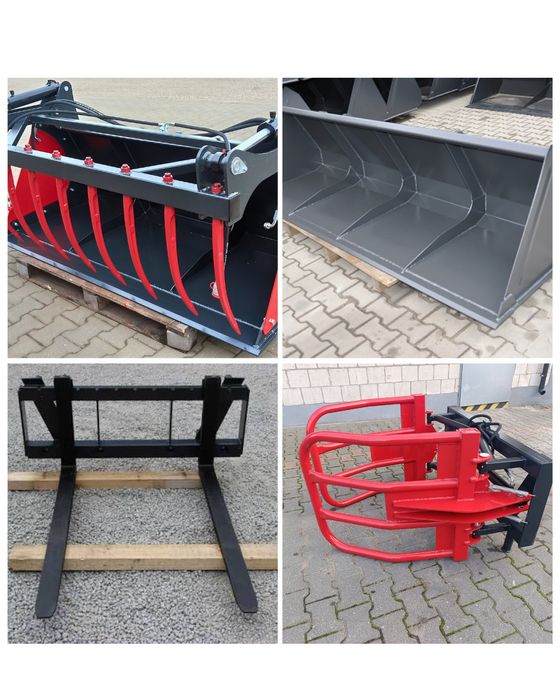 Osprzęt do ładowaczy łyżkokrokodyl łycha chwytak do bel wycinak