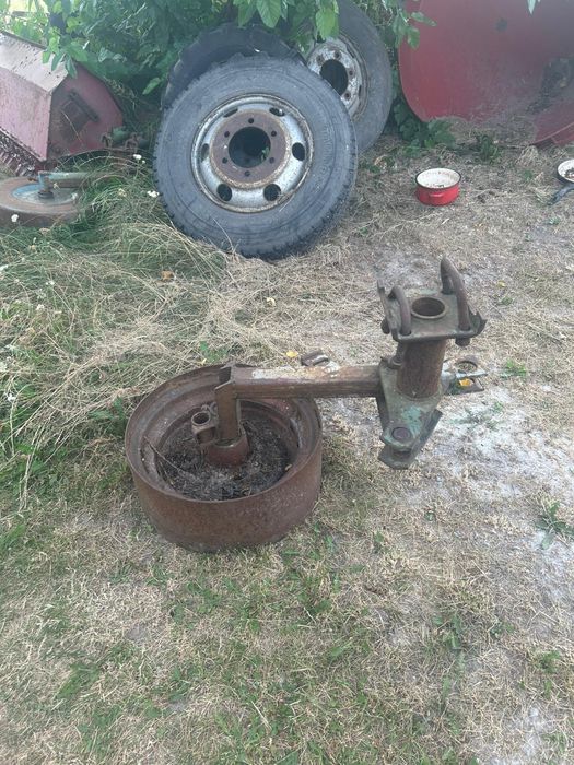 Koło podporowe do pługa grudziądzkiego.