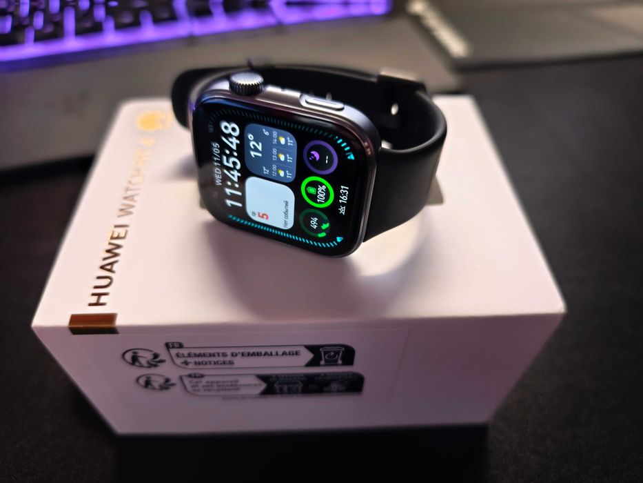 Смарт-годинник Huawei Watch Fit 4 Black (55020EWT)