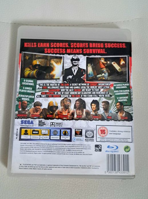 The Club PS3 Jogo Shooter