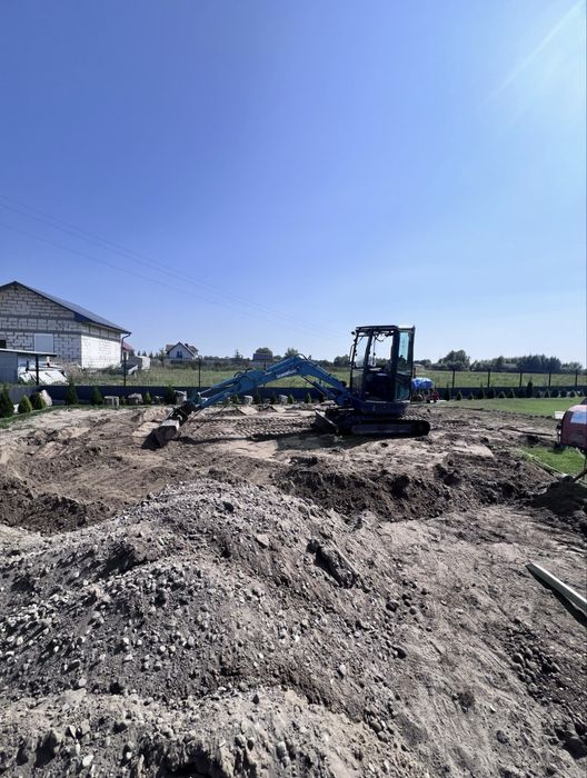 Uslugi wynajem minikoparka 2,7t
