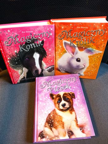 3 Książki Magiczny królik Magiczny piesek Magiczny konik Sue Bentley