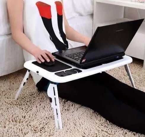Столик підставка складаний для ноутбука з кулером