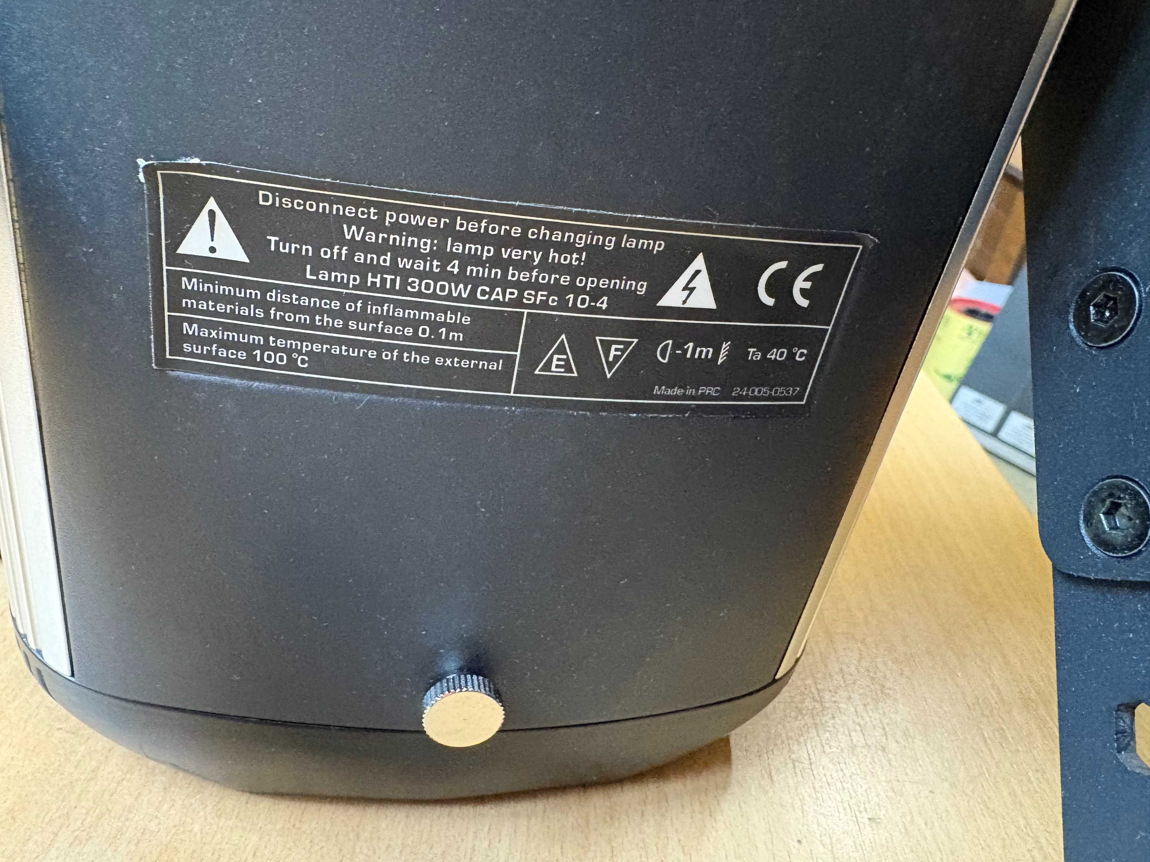 Showtec Image Spot HTI300 Projektor reklamowy logo
