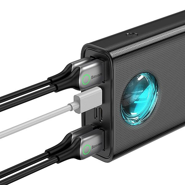 Baseus Amblight powerbank 65W 30000mAh Overseas Edition czarny (PPLG)