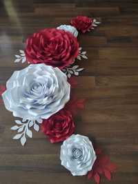 Zestaw róż z papieru 3D