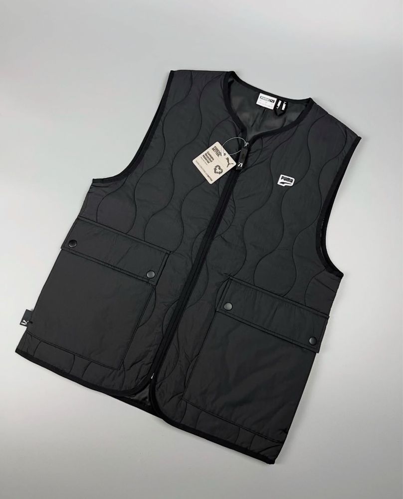 Оригінал, розпродаж! Жилетка Puma Vest Downtown Padded Black