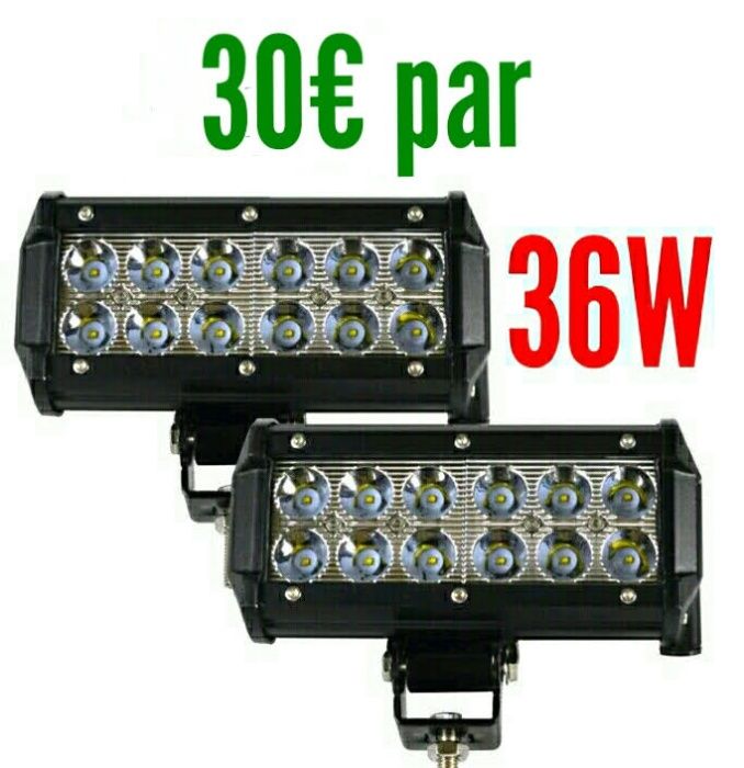 Barra led 7 D 405w + kit ligação