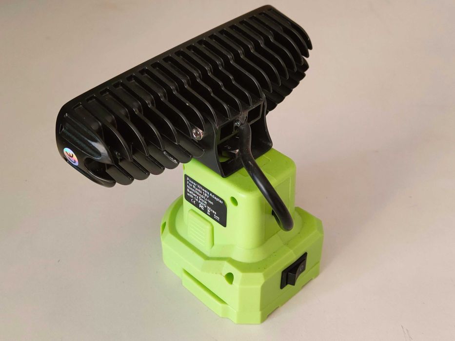 LAMPA 6 LED halogen 18W do RYOBI silna, mocna, długo świeci na baterii