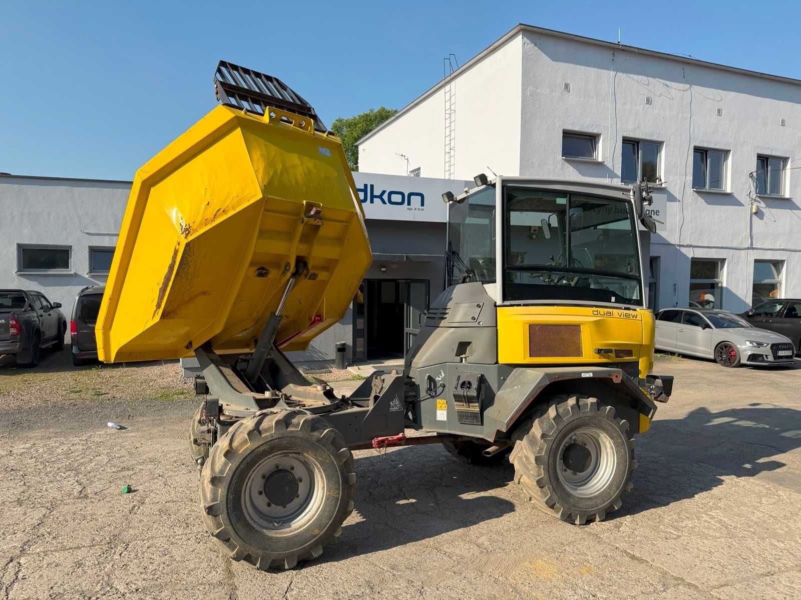 Wacker Neuson DV60 wozidło obrotowe 6 ton z kabiną Dual View klima