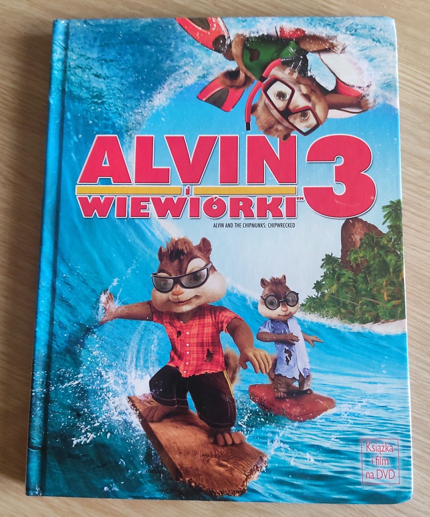 Książka plus film Alvin i wiewiórki 3