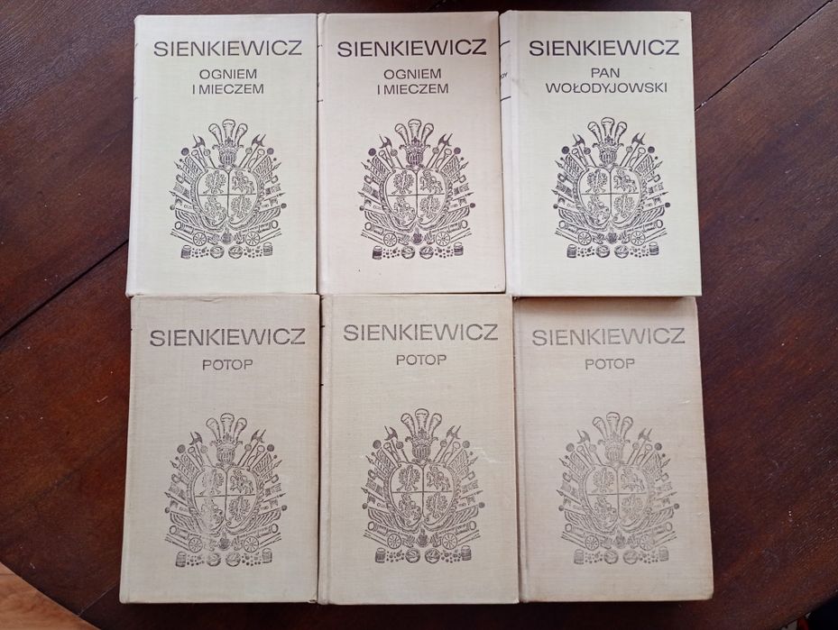 Trylogia Sienkiewicza 6 tomów 1967r. Ilu. J.M Szancera