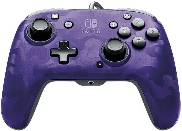PDP SWITCH GamePad FACEOFF Delux Audio Camo Fioletowy