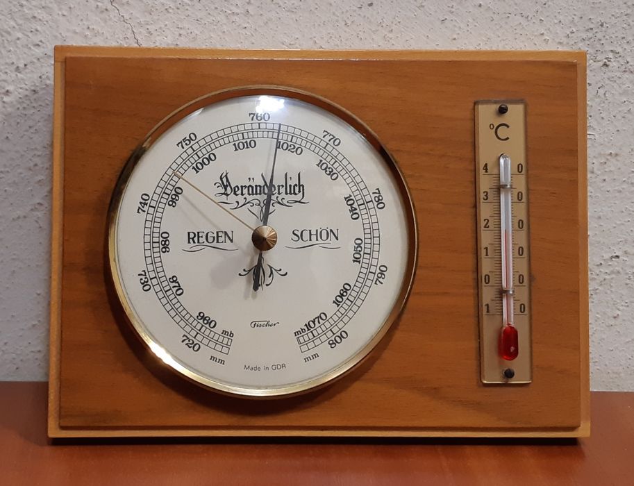 Барометр с термометром Fischer рабочий