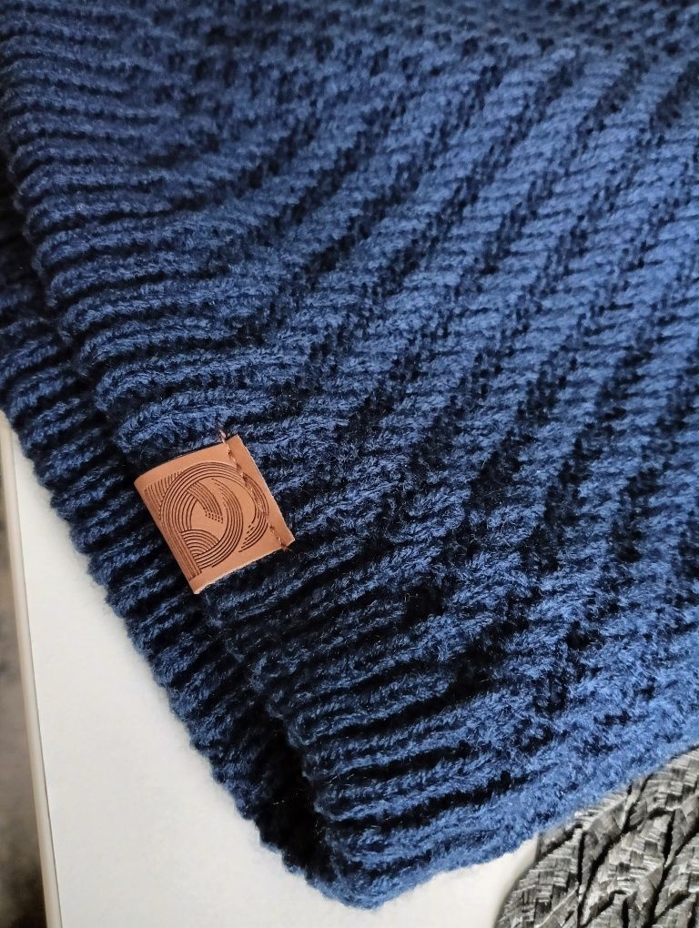Nowa czapka na polarze męska unisex