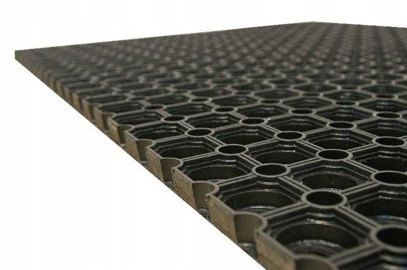 Wycieraczka gumowa ażur 100x150cm 16mm DOMINO PLASTER MIODU