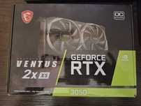 MSI GeForce RTX 3050 Ventus 2X XS 8G OC - 8 GB GDDR6, 128-bit, 14 Gb/s