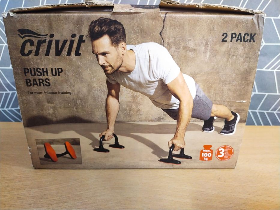 Uchwyt do robienia pompek Crivit