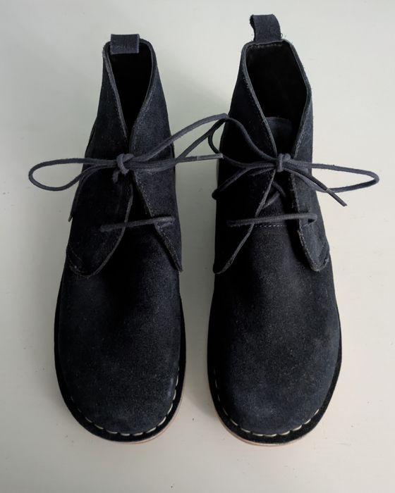 Botas de pele de camurça / Botins azuis escuros, da Zippy - N.°36