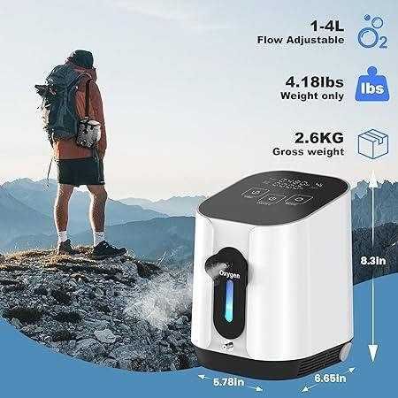 Портативний кисневий концентратор Home Oxygen Concentrator XM-898