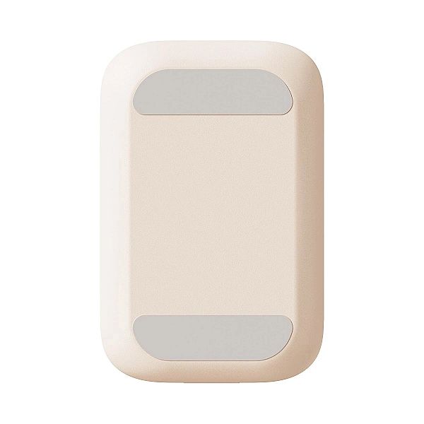 Regulowany stojak na telefon z lusterkiem Baseus Seashell Series - beż