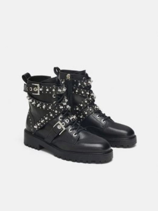Botas zara 38 pele