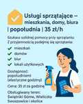 Usługi sprzątające popołudniami - sprzątanie mieszkań, domów i biur