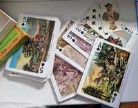 Игральные  карты JUMBO 52 +1 тематические 11х15см винтаж коллекционные
