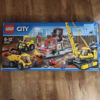 Lego City 60076 Rozbiórka budowla dźwig z kulą wywrotka koparka