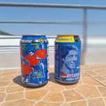 Latas Pepsi Rui Costa e Selecção Espanhola