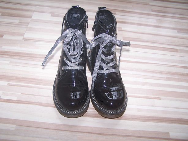 Buty botki lakierowane czarne Nelli Blu 31